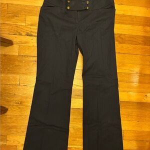 LOFT Navy Textured Pants